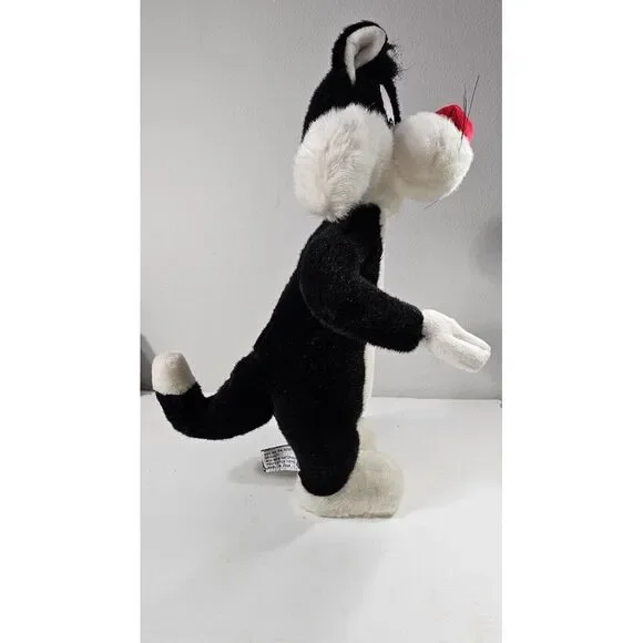 Sylvester The Cat Plush 16" 1995 and Dakin Plastic‎ Figure 8" 1969 Warner Bros - Picture 3 of 16